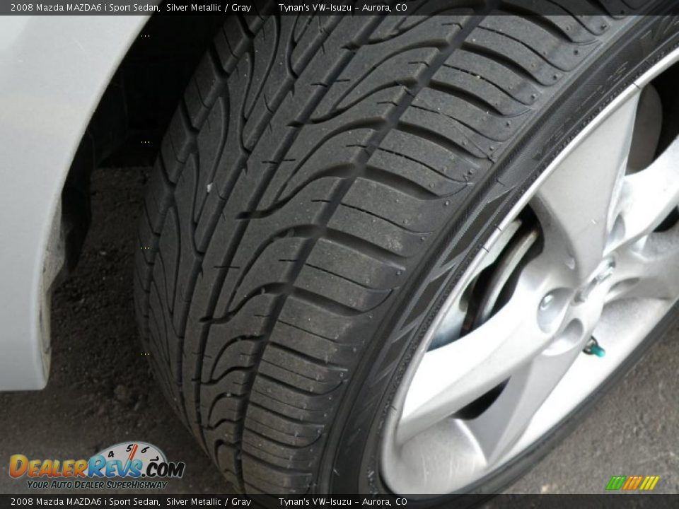 2008 Mazda MAZDA6 i Sport Sedan Silver Metallic / Gray Photo #16