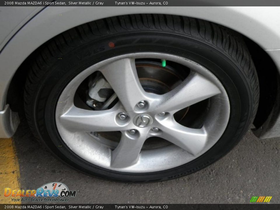 2008 Mazda MAZDA6 i Sport Sedan Silver Metallic / Gray Photo #17