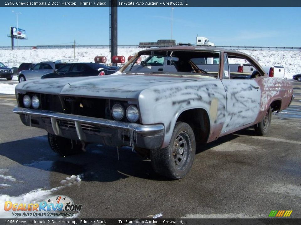 1966 Chevrolet Impala 2 Door Hardtop Primer / Black Photo #1