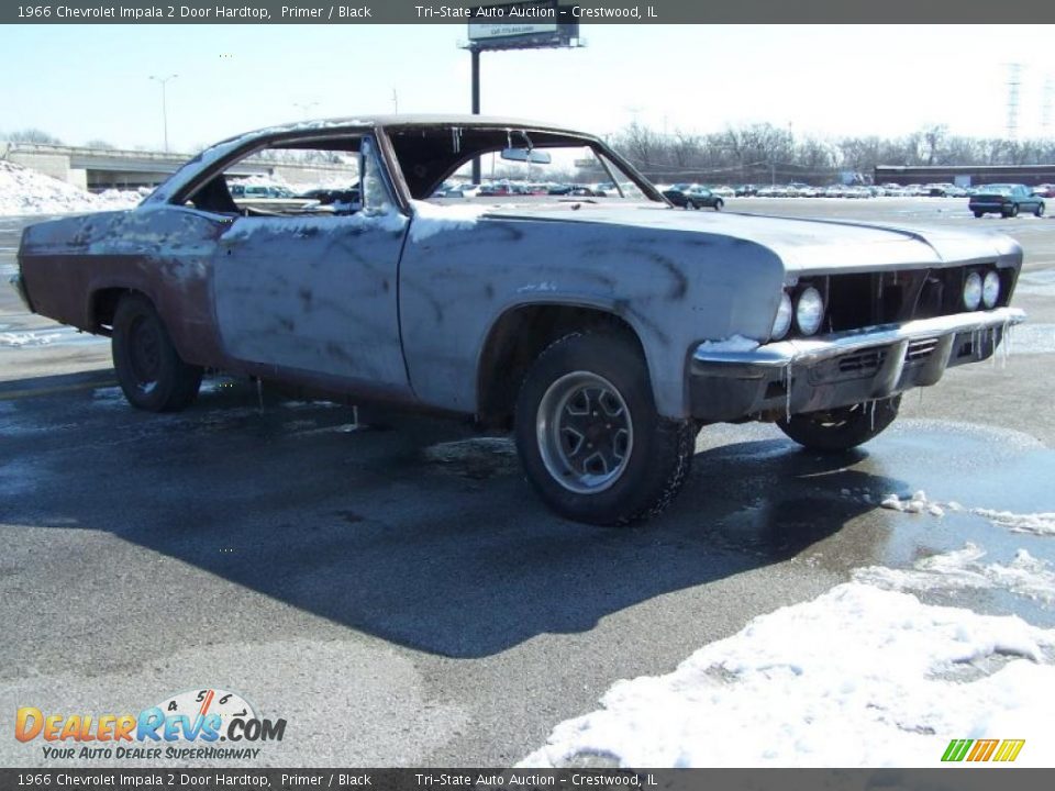 1966 Chevrolet Impala 2 Door Hardtop Primer / Black Photo #3