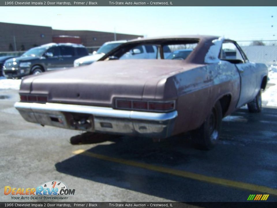1966 Chevrolet Impala 2 Door Hardtop Primer / Black Photo #4