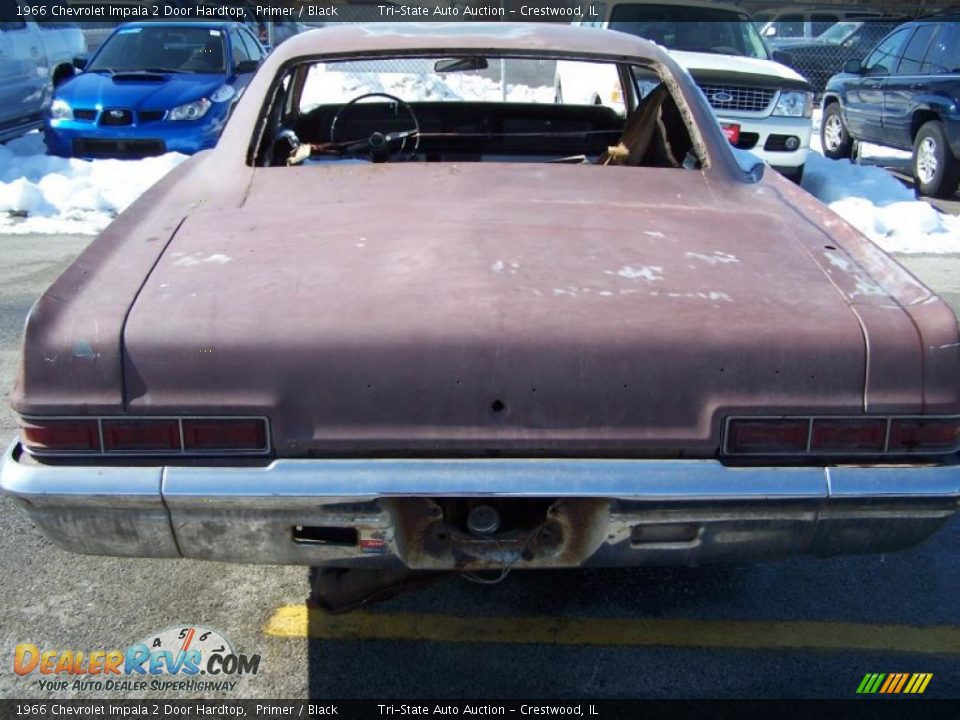 1966 Chevrolet Impala 2 Door Hardtop Primer / Black Photo #5