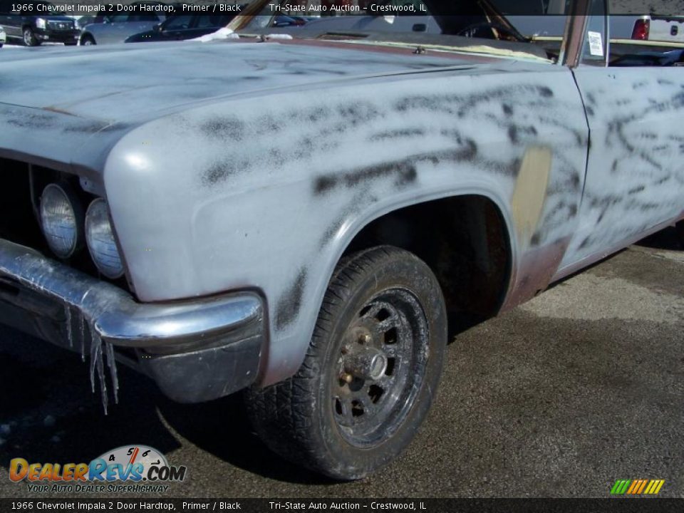 1966 Chevrolet Impala 2 Door Hardtop Primer / Black Photo #9