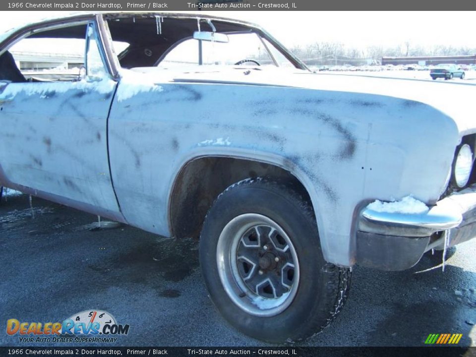 1966 Chevrolet Impala 2 Door Hardtop Primer / Black Photo #12