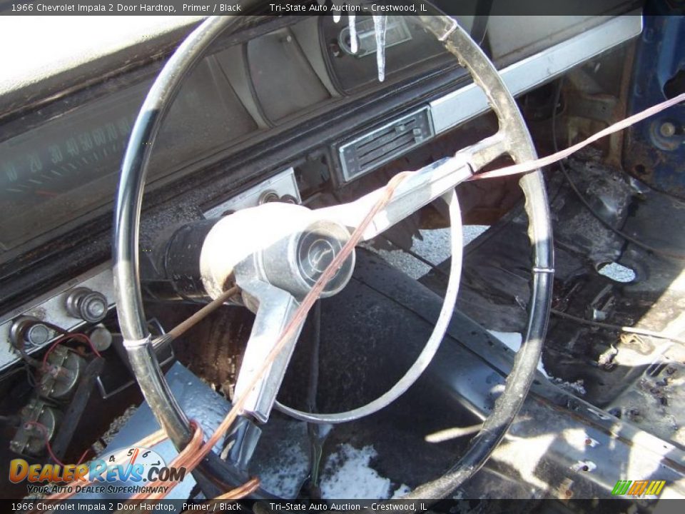 1966 Chevrolet Impala 2 Door Hardtop Primer / Black Photo #17