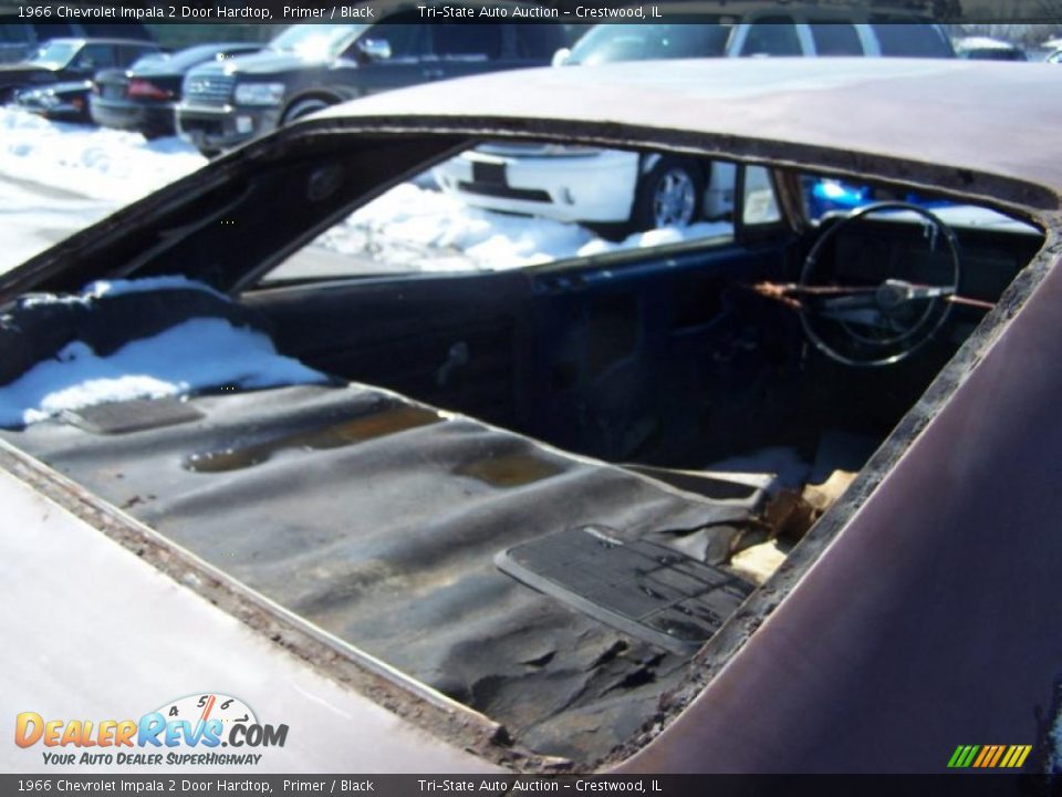 1966 Chevrolet Impala 2 Door Hardtop Primer / Black Photo #25
