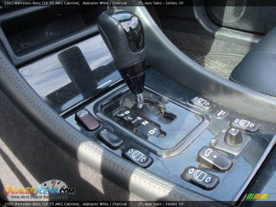 2002 Mercedes-Benz CLK 55 AMG Cabriolet Alabaster White / Charcoal Photo #15