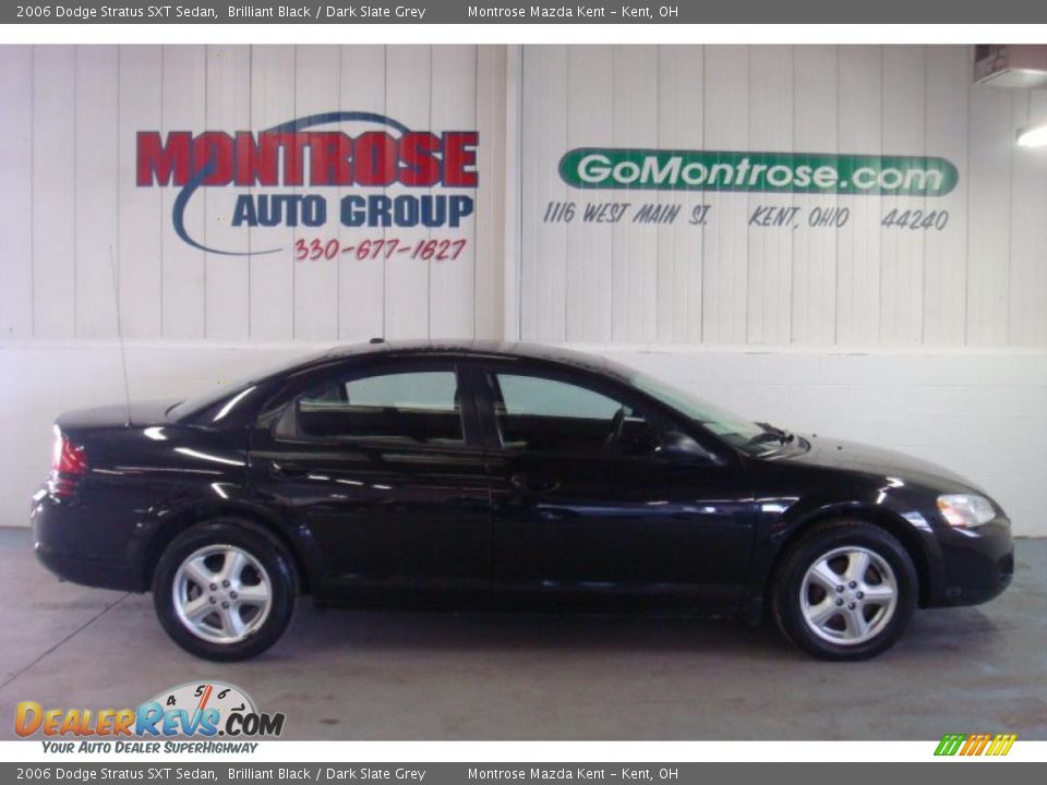 2006 Dodge Stratus SXT Sedan Brilliant Black / Dark Slate Grey Photo #1