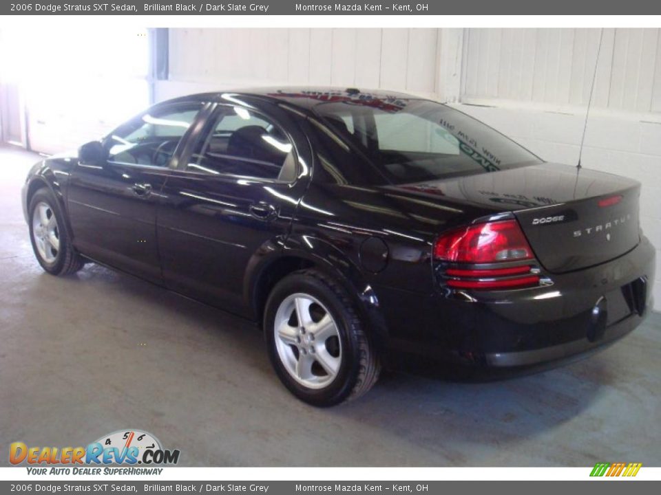 2006 Dodge Stratus SXT Sedan Brilliant Black / Dark Slate Grey Photo #5