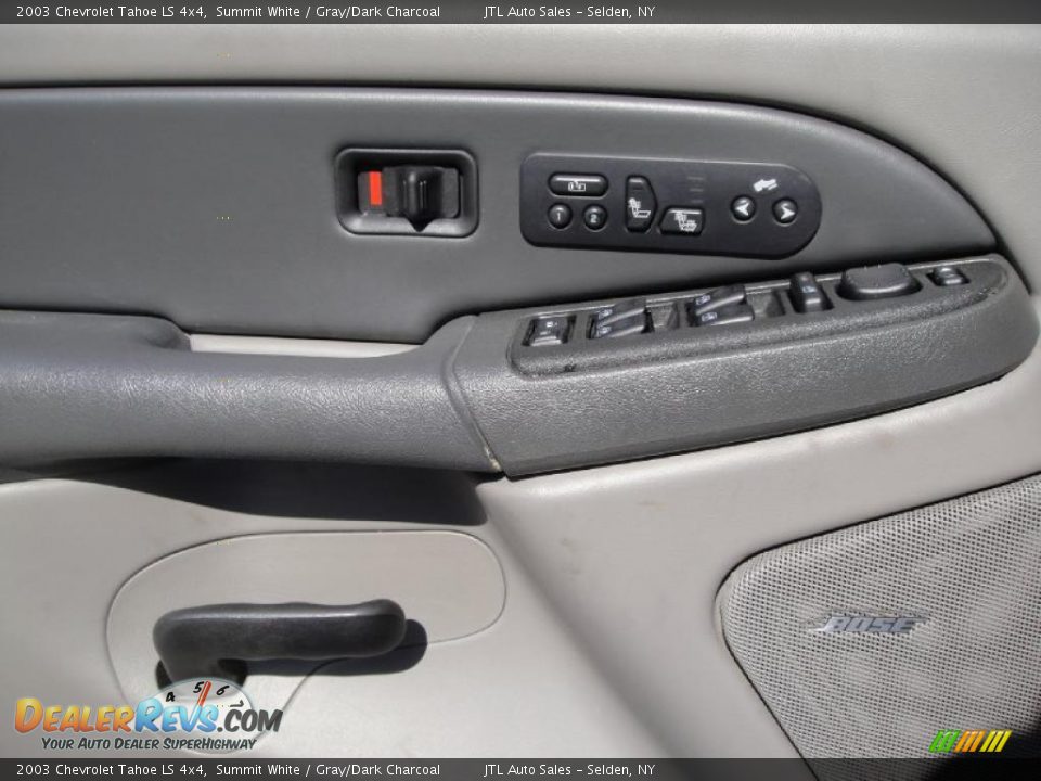 2003 Chevrolet Tahoe LS 4x4 Summit White / Gray/Dark Charcoal Photo #8