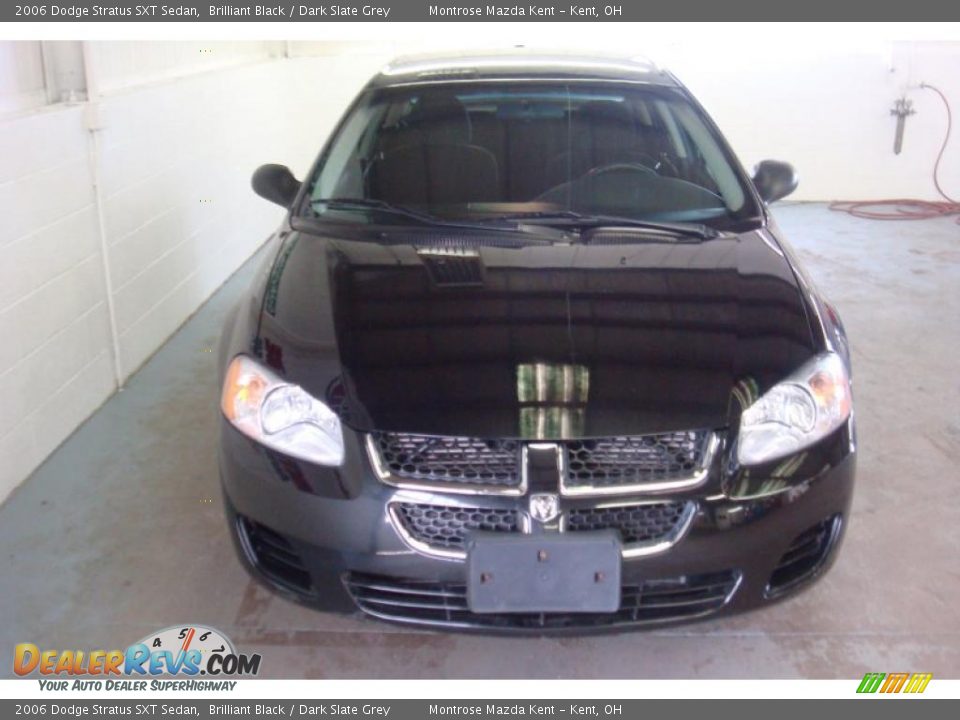 2006 Dodge Stratus SXT Sedan Brilliant Black / Dark Slate Grey Photo #7