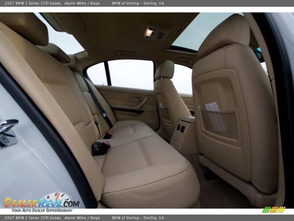 2007 BMW 3 Series 328i Sedan Alpine White / Beige Photo #11