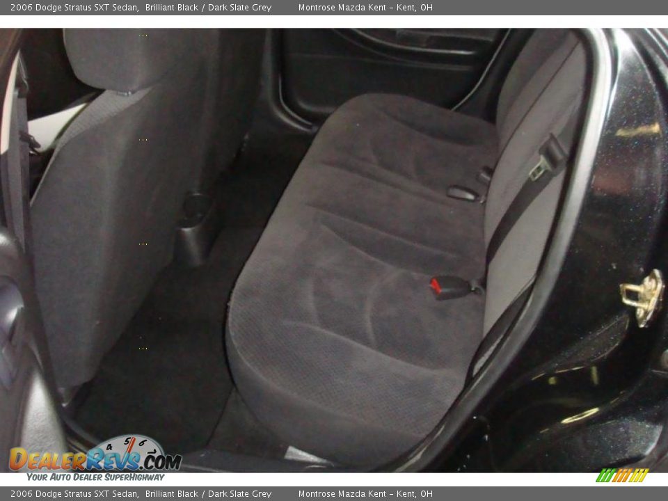 2006 Dodge Stratus SXT Sedan Brilliant Black / Dark Slate Grey Photo #12
