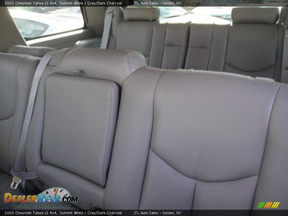 2003 Chevrolet Tahoe LS 4x4 Summit White / Gray/Dark Charcoal Photo #14
