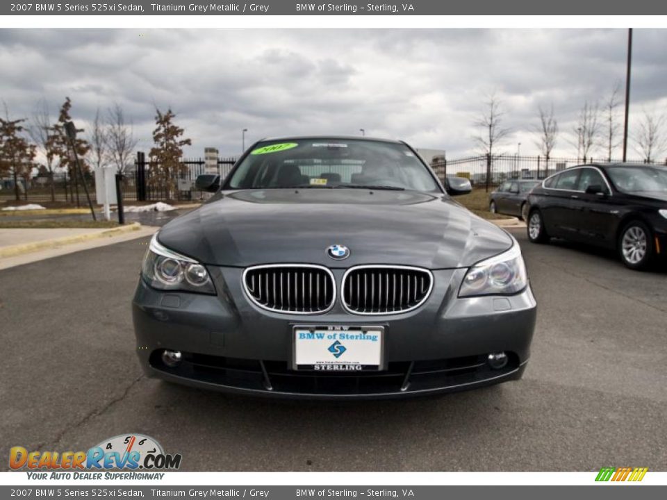 2007 BMW 5 Series 525xi Sedan Titanium Grey Metallic / Grey Photo #1