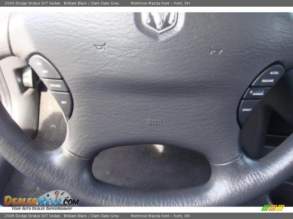 2006 Dodge Stratus SXT Sedan Brilliant Black / Dark Slate Grey Photo #18
