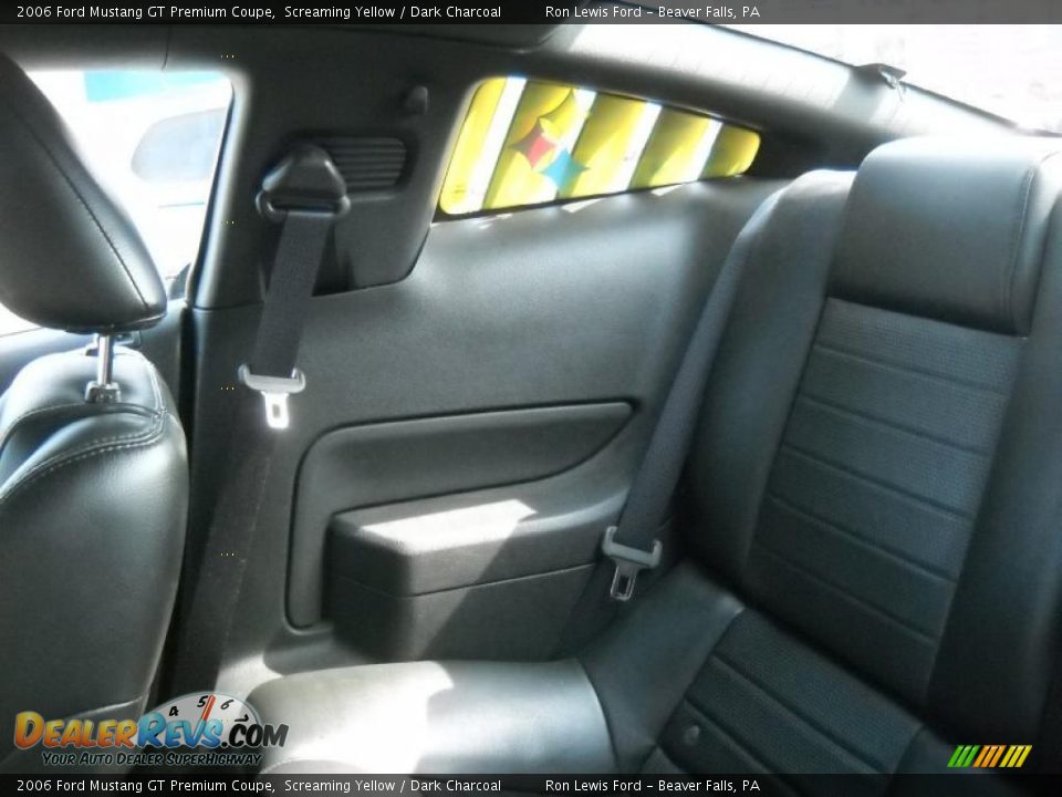 2006 Ford Mustang GT Premium Coupe Screaming Yellow / Dark Charcoal Photo #9