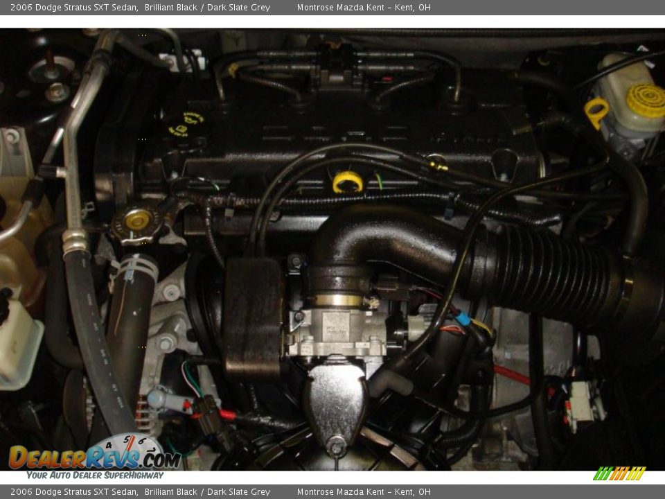 2006 Dodge Stratus SXT Sedan Brilliant Black / Dark Slate Grey Photo #24