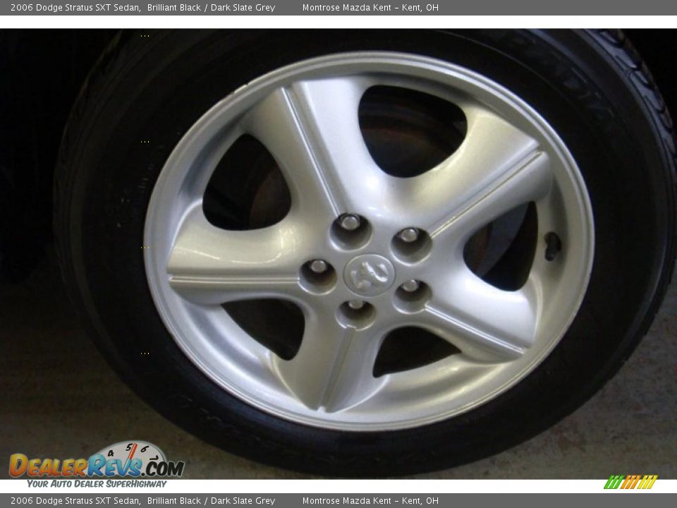 2006 Dodge Stratus SXT Sedan Brilliant Black / Dark Slate Grey Photo #25
