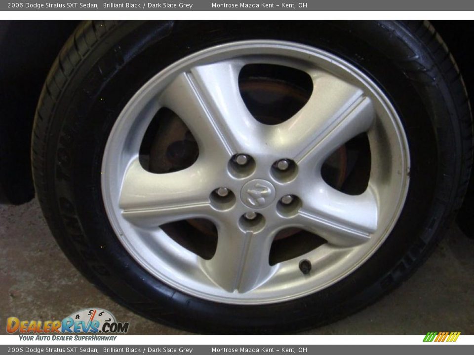 2006 Dodge Stratus SXT Sedan Brilliant Black / Dark Slate Grey Photo #26
