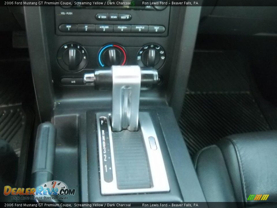 2006 Ford Mustang GT Premium Coupe Screaming Yellow / Dark Charcoal Photo #21