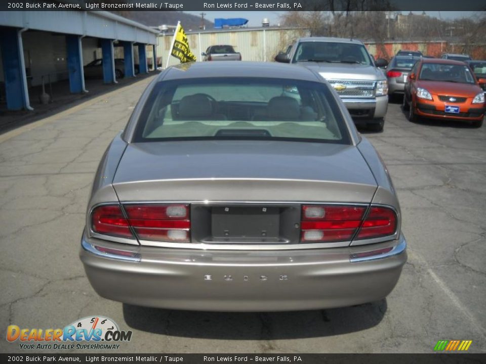 2002 Buick Park Avenue Light Bronzemist Metallic / Taupe Photo #3