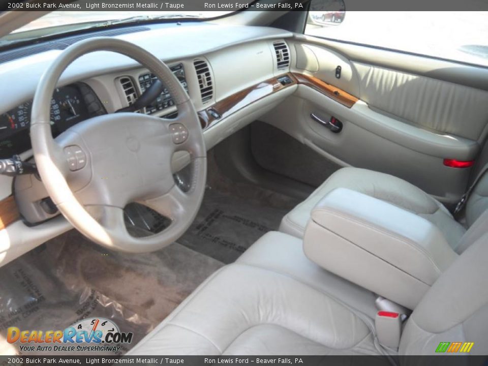 2002 Buick Park Avenue Light Bronzemist Metallic / Taupe Photo #7