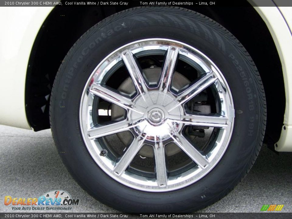 2010 Chrysler 300 C HEMI AWD Cool Vanilla White / Dark Slate Gray Photo #8