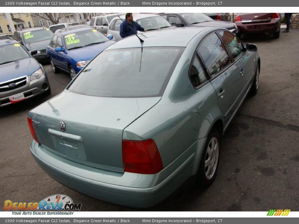 1999 Volkswagen Passat GLS Sedan Elegance Green Metallic / Black Photo #4