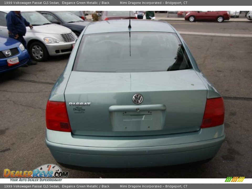 1999 Volkswagen Passat GLS Sedan Elegance Green Metallic / Black Photo #5