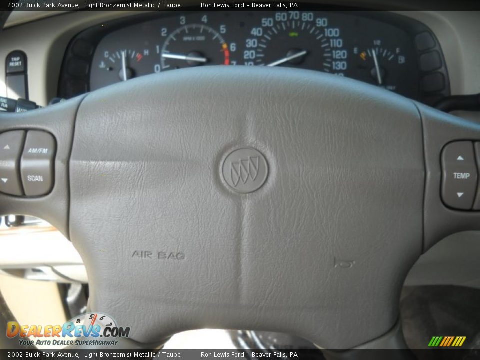 2002 Buick Park Avenue Light Bronzemist Metallic / Taupe Photo #24