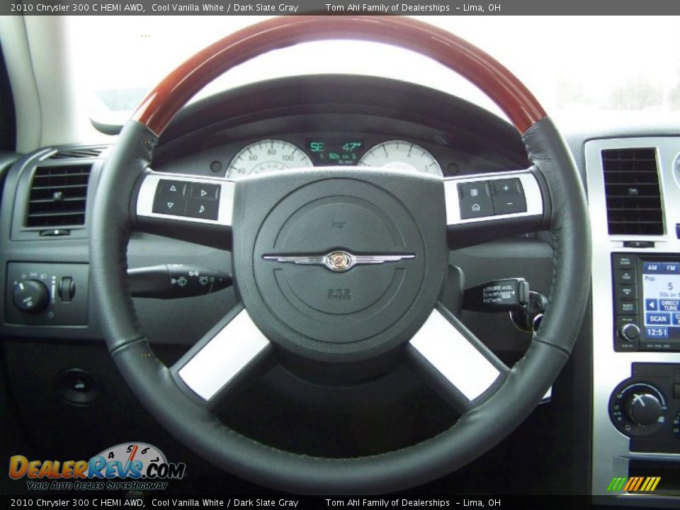 2010 Chrysler 300 C HEMI AWD Cool Vanilla White / Dark Slate Gray Photo #20