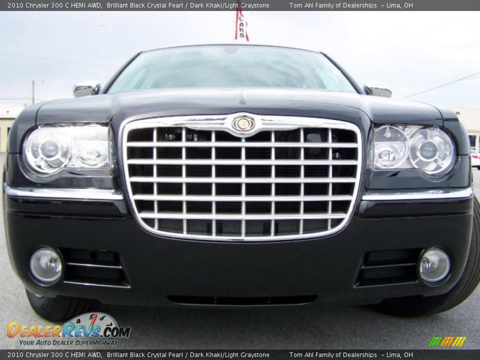 2010 Chrysler 300 C HEMI AWD Brilliant Black Crystal Pearl / Dark Khaki/Light Graystone Photo #3