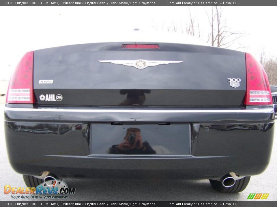 2010 Chrysler 300 C HEMI AWD Brilliant Black Crystal Pearl / Dark Khaki/Light Graystone Photo #6