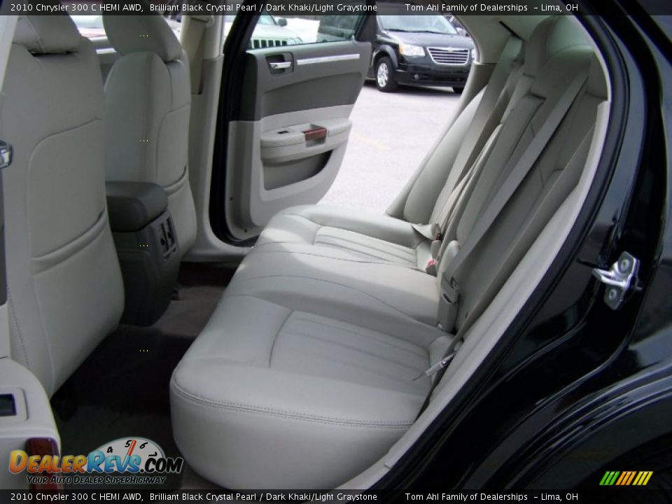 2010 Chrysler 300 C HEMI AWD Brilliant Black Crystal Pearl / Dark Khaki/Light Graystone Photo #13