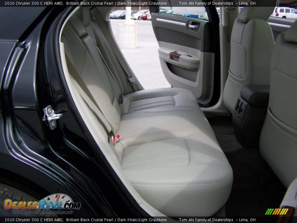 2010 Chrysler 300 C HEMI AWD Brilliant Black Crystal Pearl / Dark Khaki/Light Graystone Photo #14