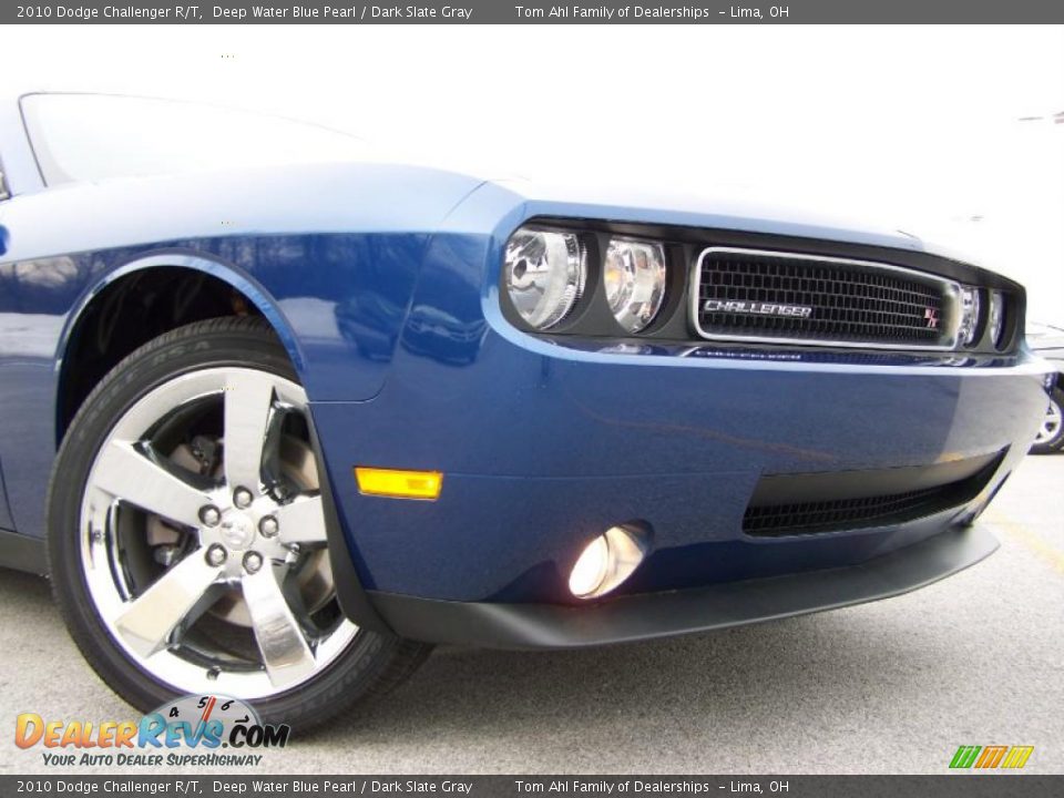 2010 Dodge Challenger R/T Deep Water Blue Pearl / Dark Slate Gray Photo #3