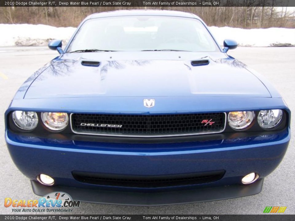 2010 Dodge Challenger R/T Deep Water Blue Pearl / Dark Slate Gray Photo #6