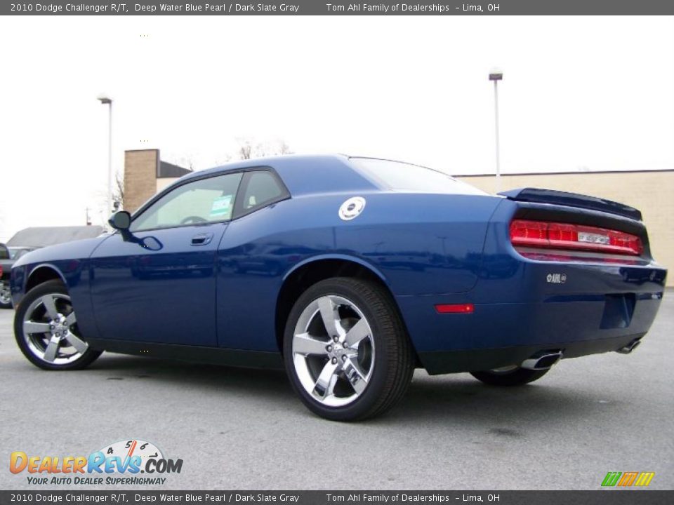 2010 Dodge Challenger R/T Deep Water Blue Pearl / Dark Slate Gray Photo #7