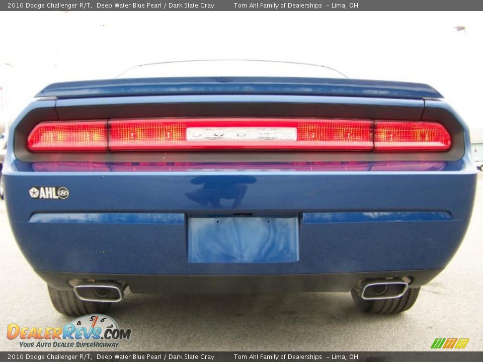 2010 Dodge Challenger R/T Deep Water Blue Pearl / Dark Slate Gray Photo #9