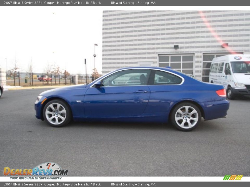 2007 BMW 3 Series 328xi Coupe Montego Blue Metallic / Black Photo #3