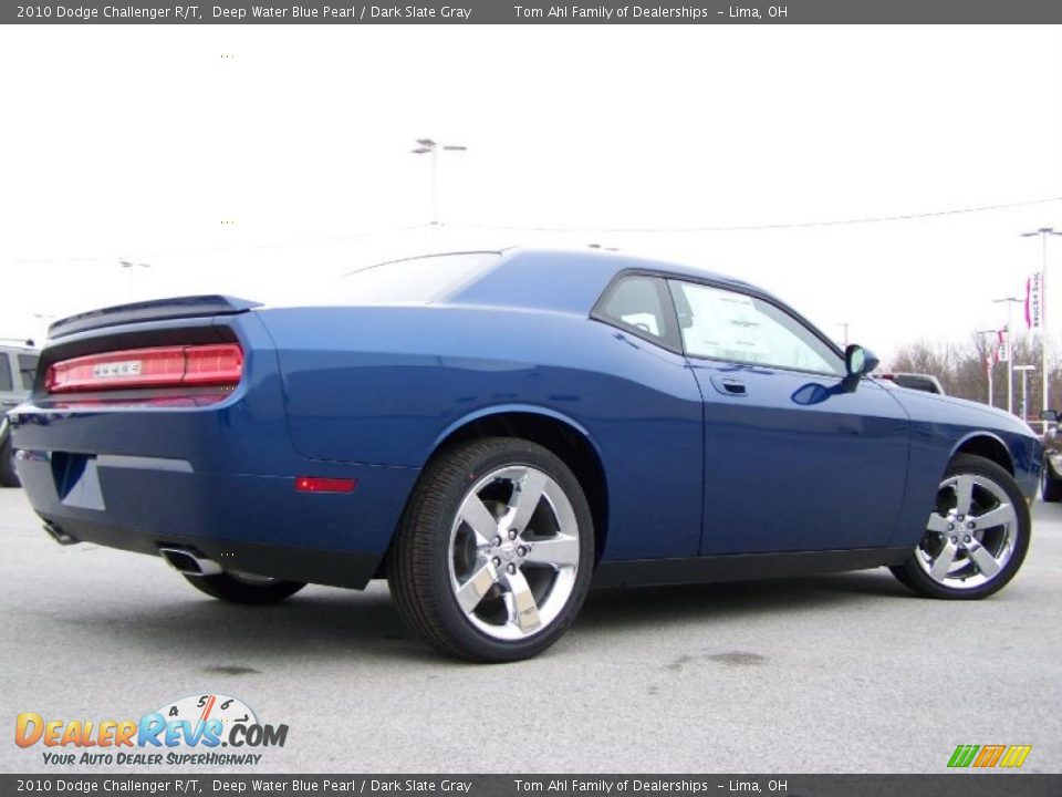 2010 Dodge Challenger R/T Deep Water Blue Pearl / Dark Slate Gray Photo #10