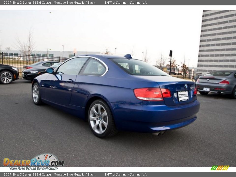 2007 BMW 3 Series 328xi Coupe Montego Blue Metallic / Black Photo #4