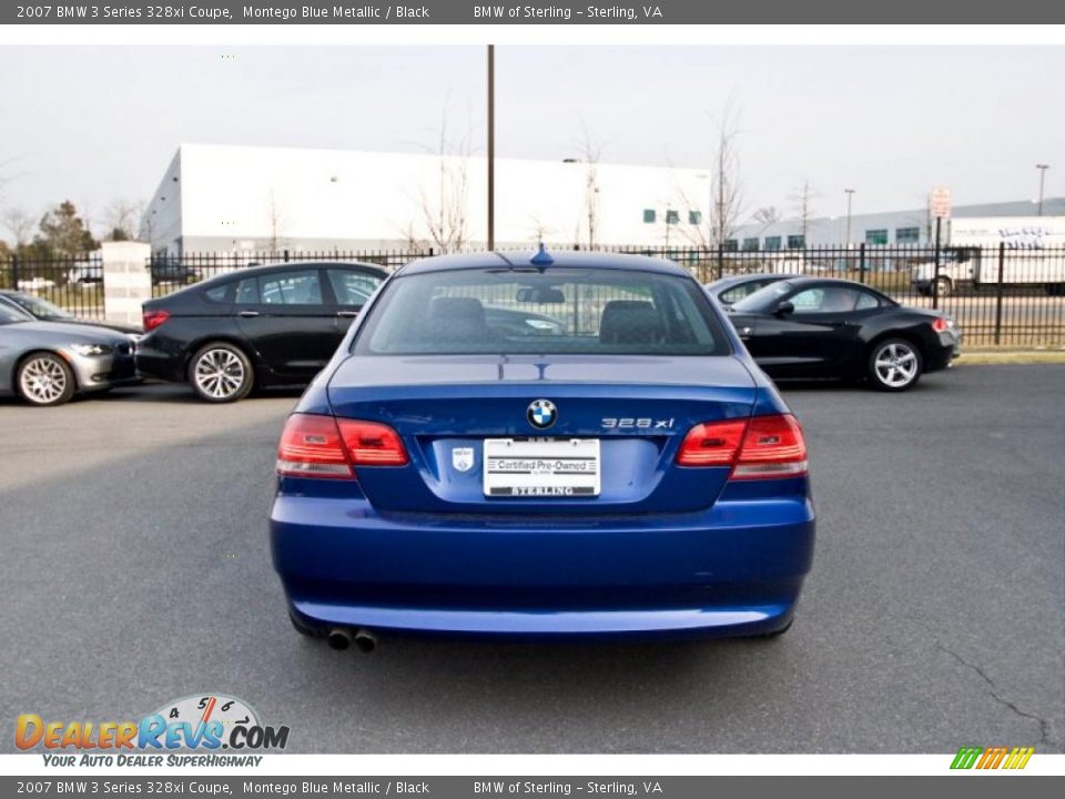 2007 BMW 3 Series 328xi Coupe Montego Blue Metallic / Black Photo #5