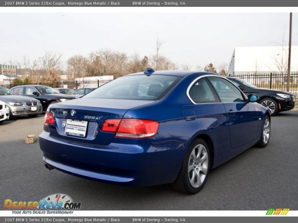 2007 BMW 3 Series 328xi Coupe Montego Blue Metallic / Black Photo #6