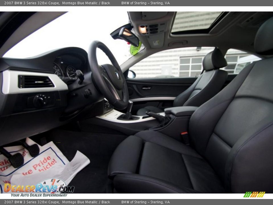 2007 BMW 3 Series 328xi Coupe Montego Blue Metallic / Black Photo #9