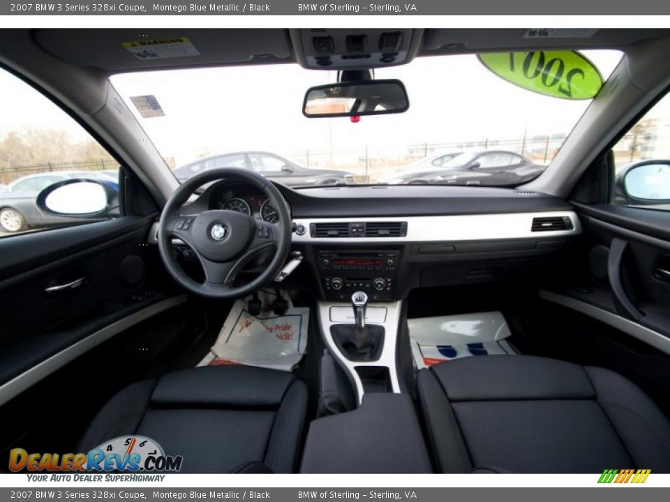 2007 BMW 3 Series 328xi Coupe Montego Blue Metallic / Black Photo #13