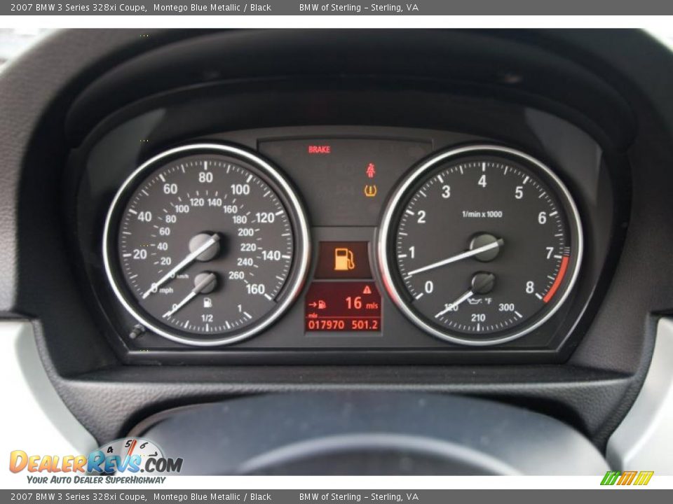2007 BMW 3 Series 328xi Coupe Montego Blue Metallic / Black Photo #14