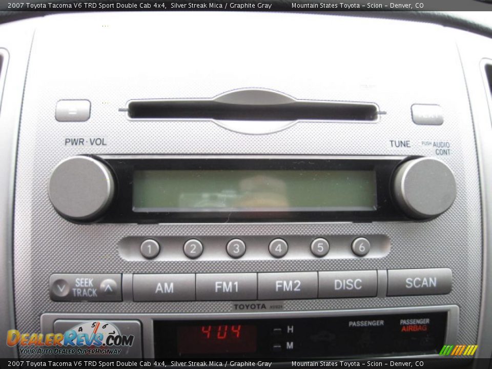 2007 Toyota Tacoma V6 TRD Sport Double Cab 4x4 Silver Streak Mica / Graphite Gray Photo #16