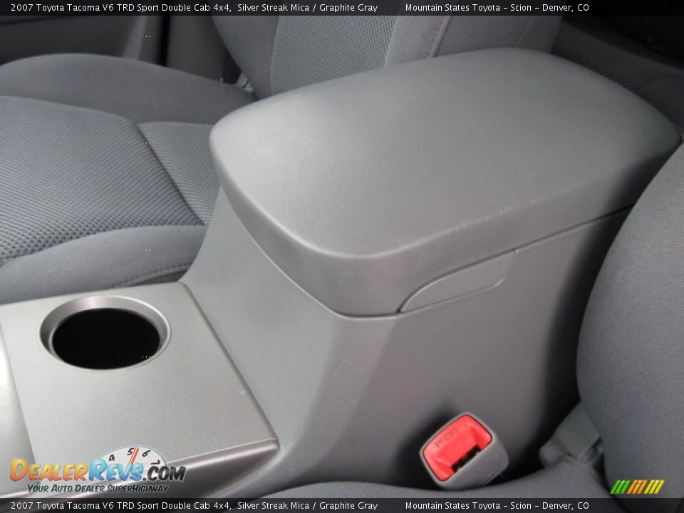 2007 Toyota Tacoma V6 TRD Sport Double Cab 4x4 Silver Streak Mica / Graphite Gray Photo #21